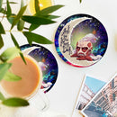 Attack On Titan Love You To The Moon Galaxy Ceramic Drink Coasters