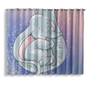 Baby Dumbo Elephant Cute Sleep Window Curtain