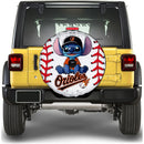 Baltimore Orioles Car Spare Tire Cover With Camera Hole