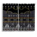 Batman Christmas Window Curtain