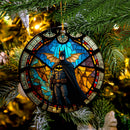 Batman Stained Glass Mica Ornament Perfect Gift For Holiday