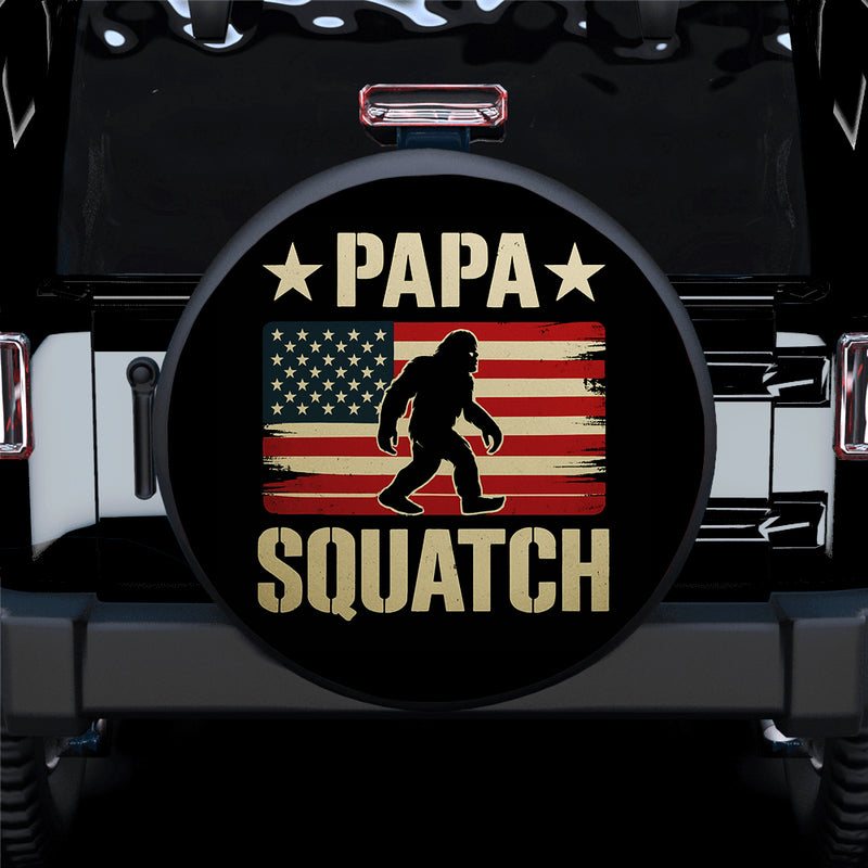 Bigfoot Papa Squatch Jeep Car Spare Tire Cover
