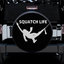 Bigfoot Squatch Life Jeep Car Spare Tire Cover