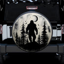 Bigfoot And The Moon Car Spare Tire Cover