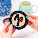 Blaziken Evolution Fire Ceramic Drink Coasters