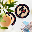 Blaziken Evolution Fire Ceramic Drink Coasters
