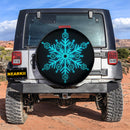 Demon Slayer Akaza Compass Needle Snowflake Jeep Car Spare Tire Cover