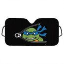 Blue TMNT Ninja Mutant Teenage Zip Custom Car Windshield Sunshades