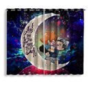 Bokuhina Love You To The Moon Galaxy Window Curtain