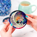 Bokuhina Love You To The Moon Galaxy Ceramic Drink Coasters