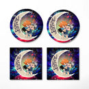 Bokuhina Love You To The Moon Galaxy Ceramic Drink Coasters