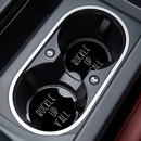 Buckle Up Y All Car Coasters Auto Cup Holder