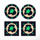 Bulbasaur Evolution Ceramic Drink Coasters