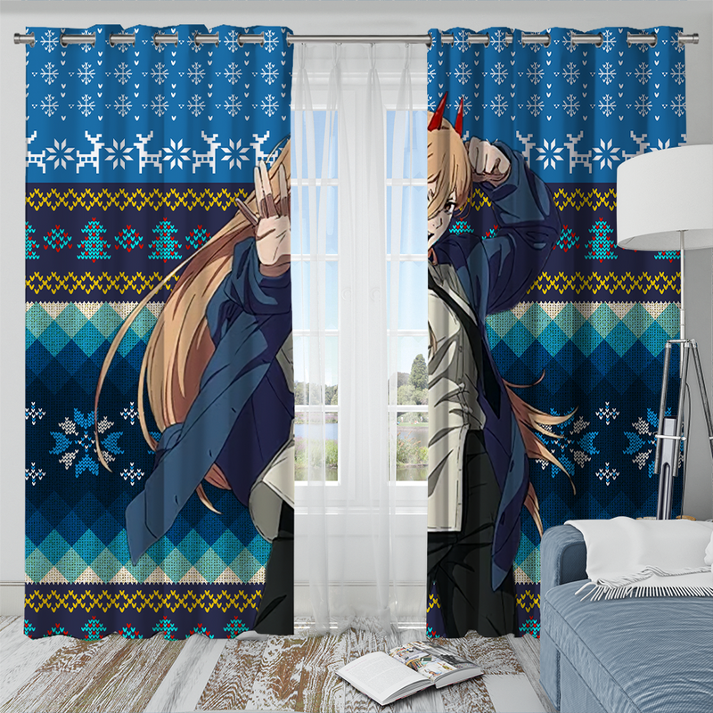 Chainsaw Man Power Window Curtain