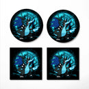Charizard Mega X Moonlight Ceramic Drink Coasters