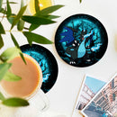 Charizard Mega X Moonlight Ceramic Drink Coasters