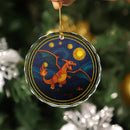 Charizard Starry Night Glass Ornament