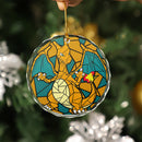 Charizard 1 Stained Glass Ornament