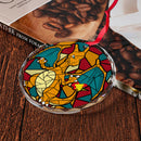 Charizard Stained Glass Ornament