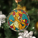 Charizard Stained Glass Ornament