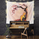 Charmander Cherry Blossom Tapestry Room Decor