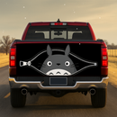 Totoro Red Zipper Truck Tailgate Decal Sticker
