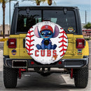 Chicago Cubs Car Spare Tire Cover With Camera Hole