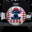 Chicago Cubs Car Spare Tire Cover With Camera Hole