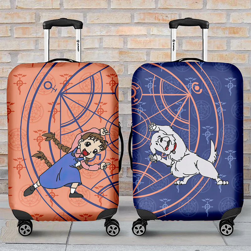 Chimera Nina Anime Fullmetal Alchemist Luggage Cover Suitcase Protector