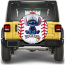 Colorado Rockies Car Spare Tire Cover With Camera Hole