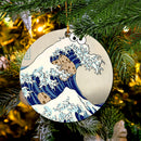 Cookie The Great Wave Mica Ornament Perfect Gift For Holiday