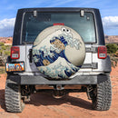 Cookie The Great Wave Jeep Car Spare Tire Cover