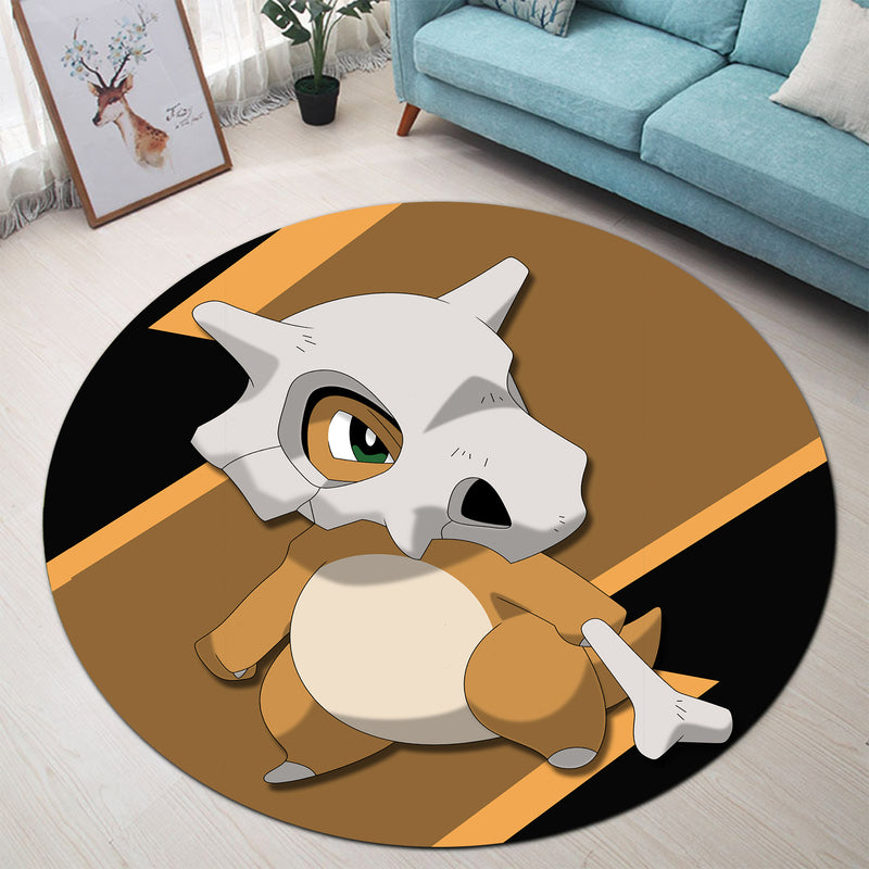 Cubone Pokemon Round Carpet Rug Bedroom Livingroom Home Decor