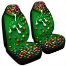 Cute Green Chocolate Candy Girl Custom Car Seat Covers Decor Protectors