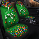 Cute Green Chocolate Candy Girl Custom Car Seat Covers Decor Protectors