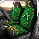 Cute Green Chocolate Candy Girl Custom Car Seat Covers Decor Protectors