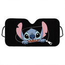 Cute Stitch Zip Custom Car Windshield Sunshades