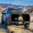 Cute Minion Zip Truck Tailgate Decal Sticker