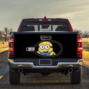 Cute Minion Zip Truck Tailgate Decal Sticker