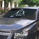 Darth Vader Hide Zipper Custom Car Windshield Sunshades