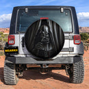 Darth Vader Peeking Curtain Car Spare Tire Cover