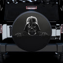 Darth Vader Peeking Wall Car Spare Tire Cover
