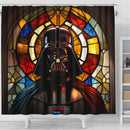 Darth Vader Star War Stained Glass Shower Curtain