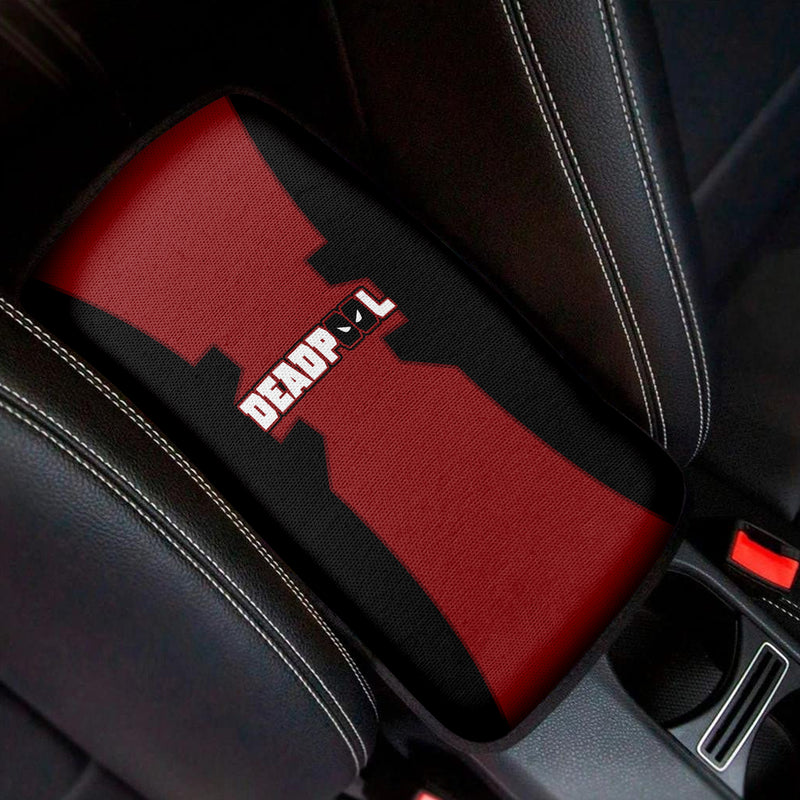 Deadpool Comics Armrest Center Console Cover Car Accessories