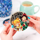 Demon Slayer Zenitsu Agatsuma Ceramic Drink Coasters