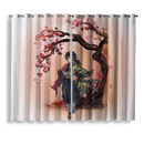 Demon Slayer Giyu Anime Cherry Blossom Window Curtain