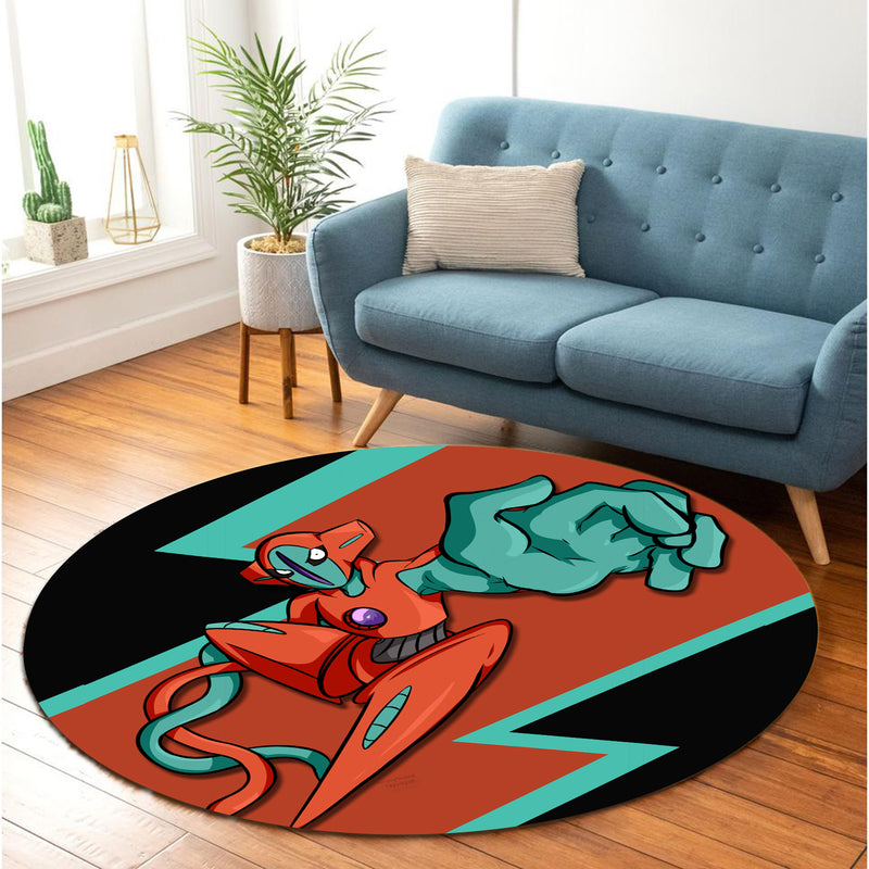 Deoxys Pokemon Round Carpet Rug Bedroom Livingroom Home Decor