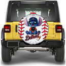 Detroit Tigers Car Spare Tire Cover With Camera Hole