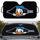 Donal Duck Zipper Custom Car Windshield Sunshades