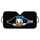 Donal Duck Zipper Custom Car Windshield Sunshades